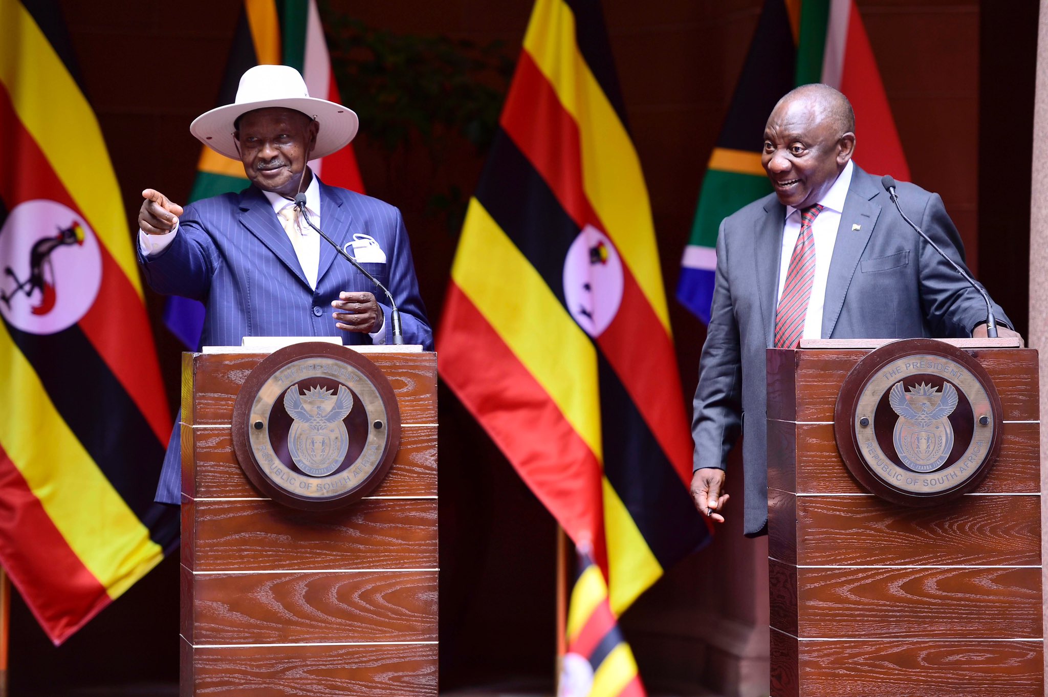 Museveni, Ramaphosa seek for pan-African approaches to local problems