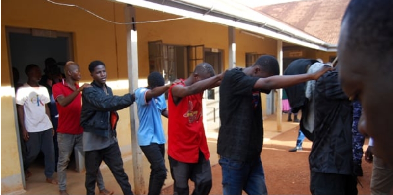 30 Suspected Criminals Arrested On Suspicion Of Being Part Of A Gang That Terrorizing Locals In Jinja