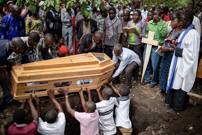 Grief sorrow in burial of Kasese school attack victims The New Light Paper