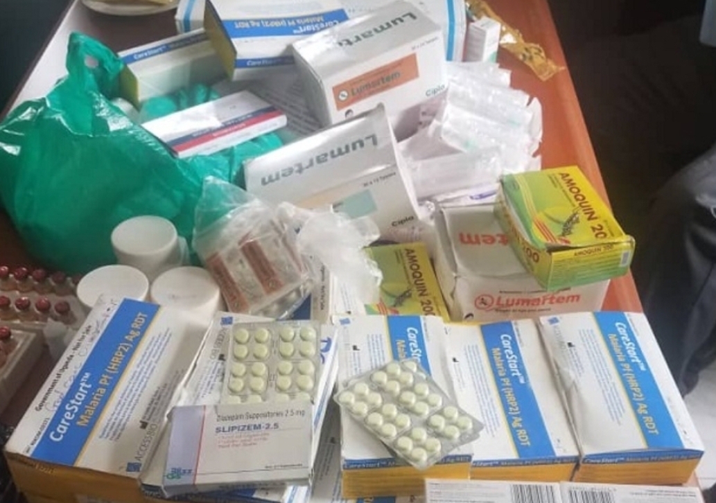 Boxes of stolen medicine