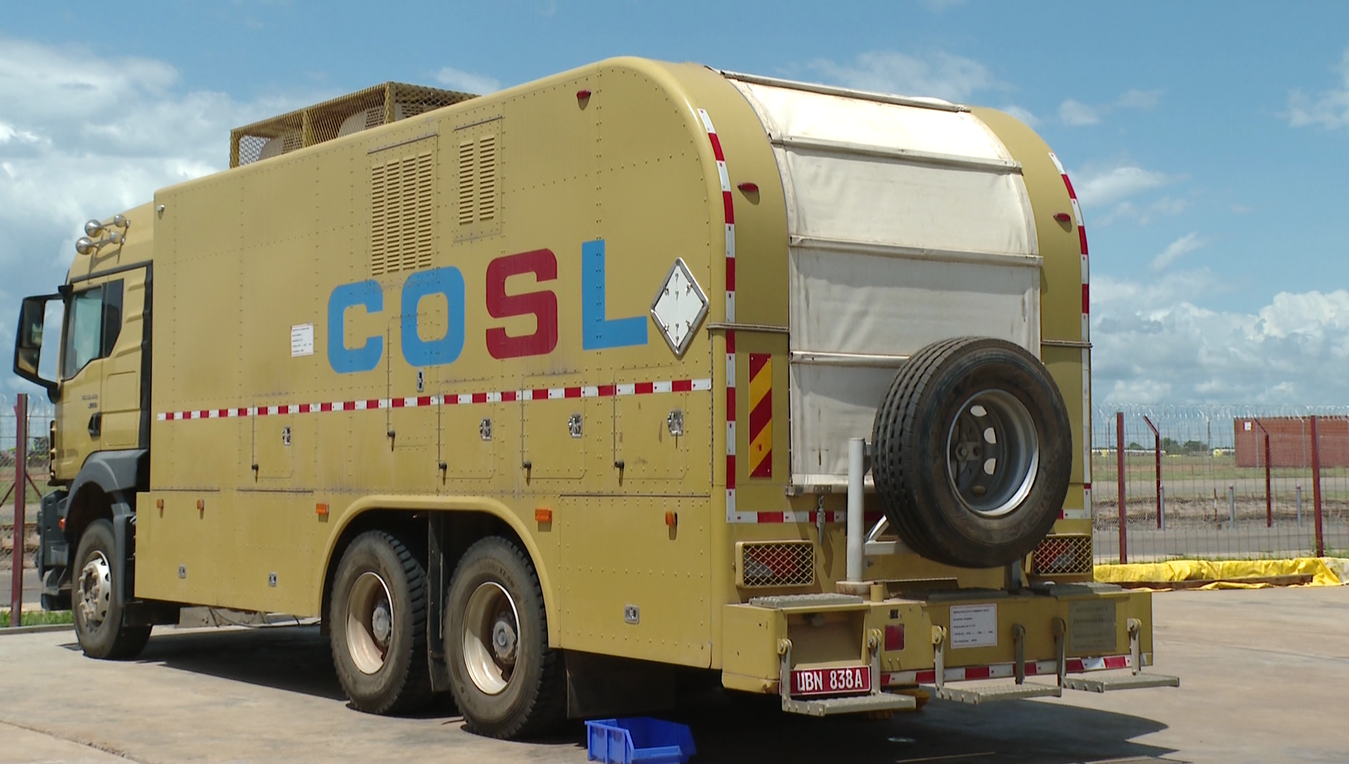 Specialized Vehicle used to transport Radioactive Sources