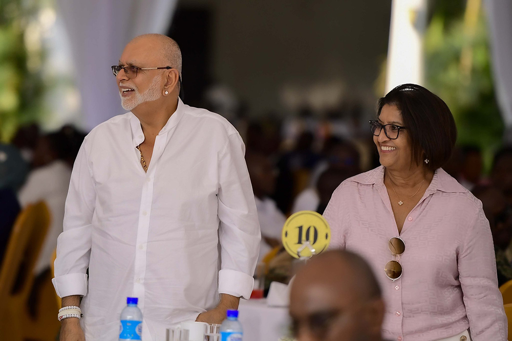 Sudhir and wife at State House